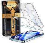 2-Pack  iPhone 13 Pro Max Screen Protector Diamonds Hard [Auto Alignment Kit][10X Military Shockproof] Tempered Glass 4K HD for 13 Max Pro 6.7'' Film [Case Friendly]- Bubble Free
