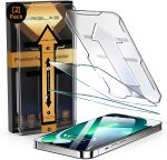 2-Pack iPhone 13 Pro/ 13/ iPhone 14 Screen Protector Dimond Hard Tempered Glass Film[10X Military Shockproof], with Auto-Alignment Kit [Case Friendly][ Bubble Free] (Copy)