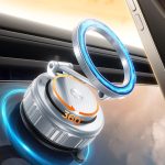 MRGLAS 2025 Verbesserte Handyhalterung für Ihr Auto mit neuem Metallhaken-Clip, praktische Handyhalterung für Lüftungsschlitze, Einhandbedienung, universelle Kfz-Halterung für iPhone, Android und alle