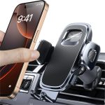 MRGLAS 2025 Verbesserte Handyhalterungen für Ihr Auto mit neuem Metallhakenclip, Praktische Handyhalterung für die Lüftungsöffnung Einhandbedienung, Universelle Autohalterung für iPhone, Smartphones